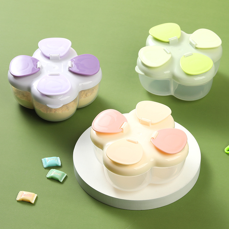 Baby Food Jars With Lids - Boîte à lait en poudre portable