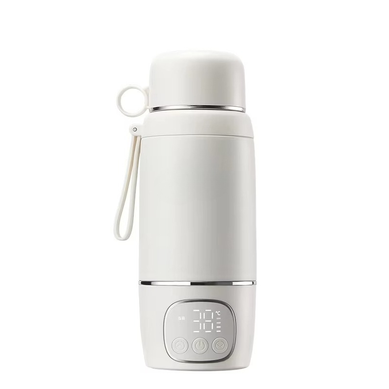 Baby Food Warmer - Bouilloire thermostatée sans fil portable, chauffe-biberon