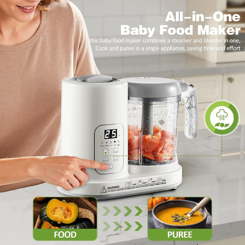 Robot Cuiseur Mixeur 4-en-1 po - Baby Food Youtube avis et prix