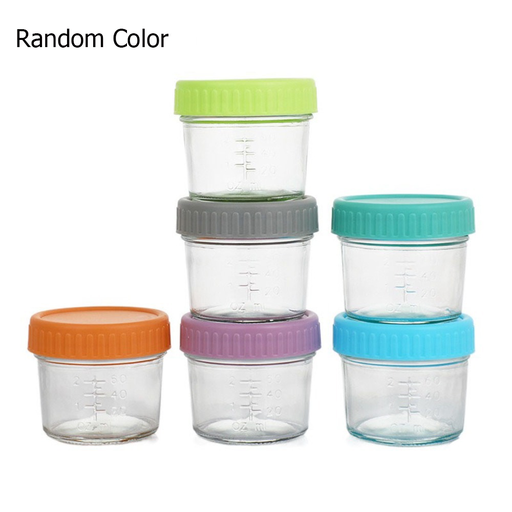 6 pièces de pots en verre mult - Baby Food Jars With Lids avis et prix